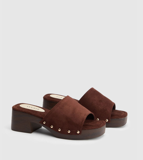 Henrie Faux Suede High Heeled Sandals