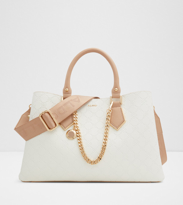 BAELA Embossed Logo Detail Shoulder Bag