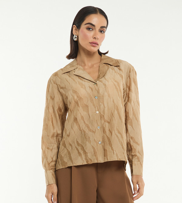 Embroidered Long Sleeves Shirt