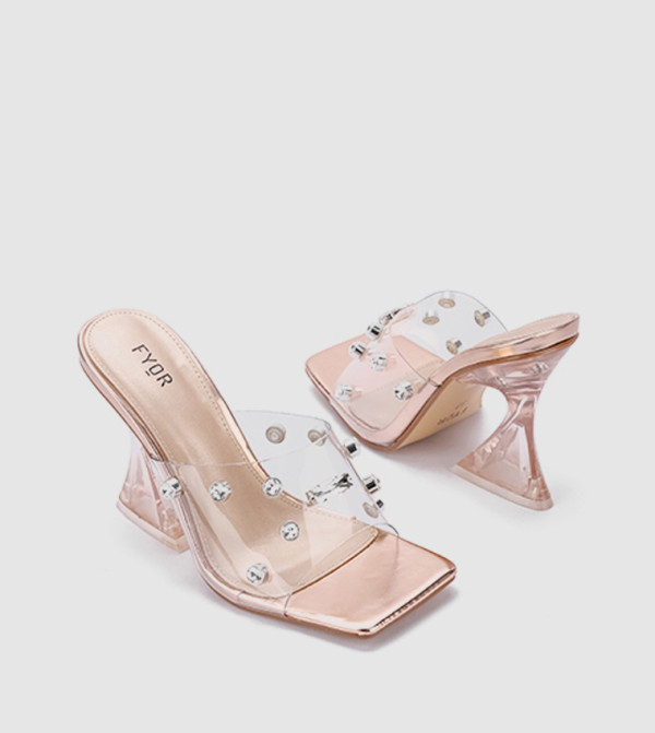Crystalized Vintage Heel Sandals