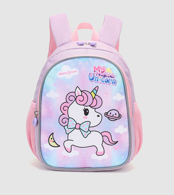 Printed Front Pocket Backpack