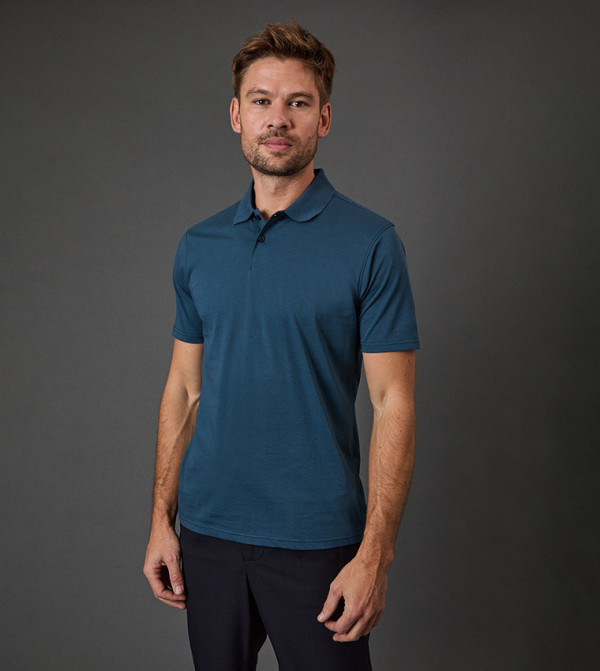 تيشيرت بولو جيرسي بكم قصير