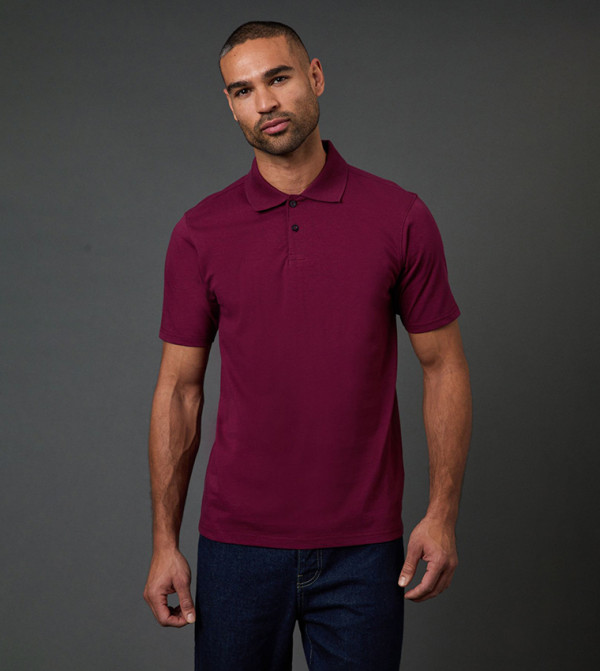 Solid Short Sleeves Polo T-Shirt