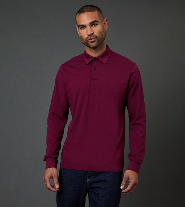 Long Sleeves Smart Polo T-Shirt