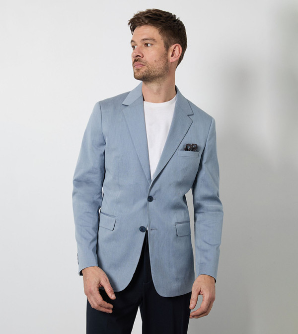 Textured Slim Fit Blazer