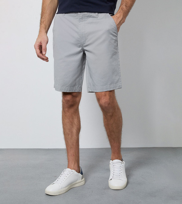 Classic Mid Rise Chino Shorts