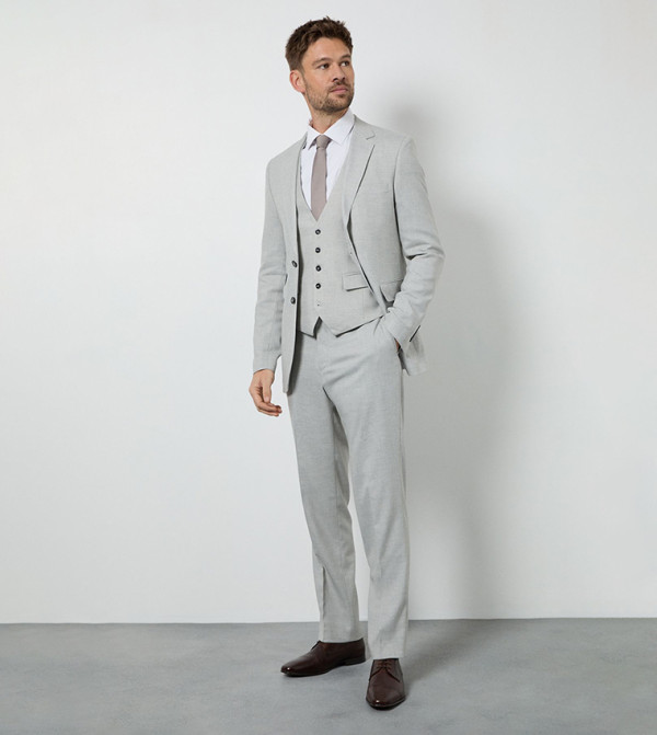 بنطلون بدلة سادة 