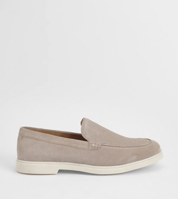 Suede Slip-On Loafers