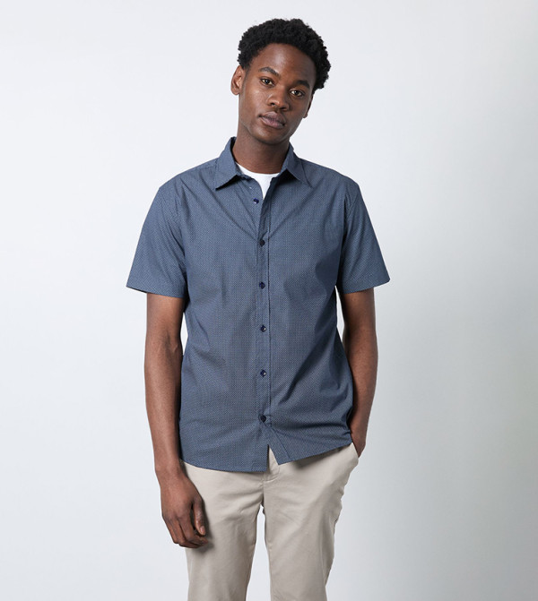 Print Short Sleeves Casual Shirt