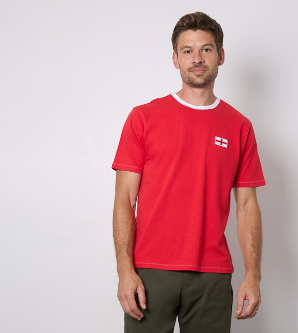 England Chest Badge Crew Neck T-Shirt