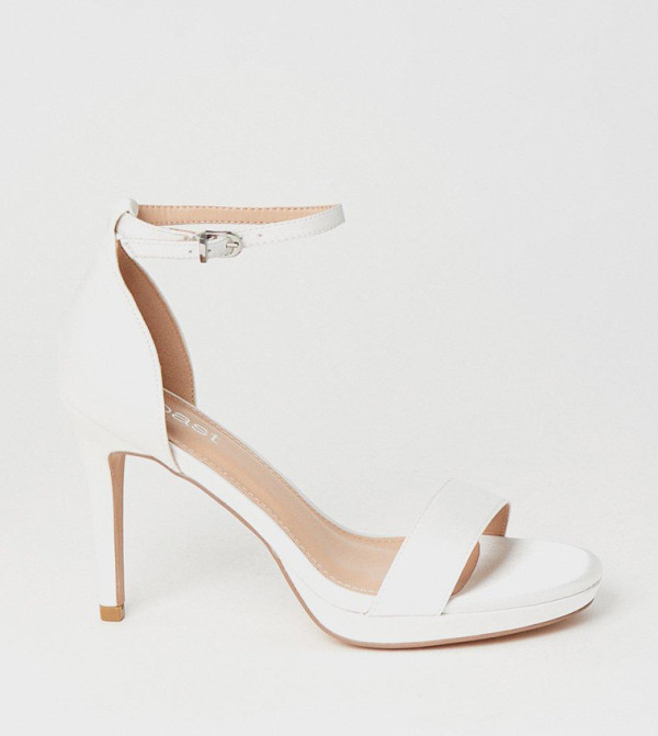 Talia Bridal Satin Platform Heel Sandals