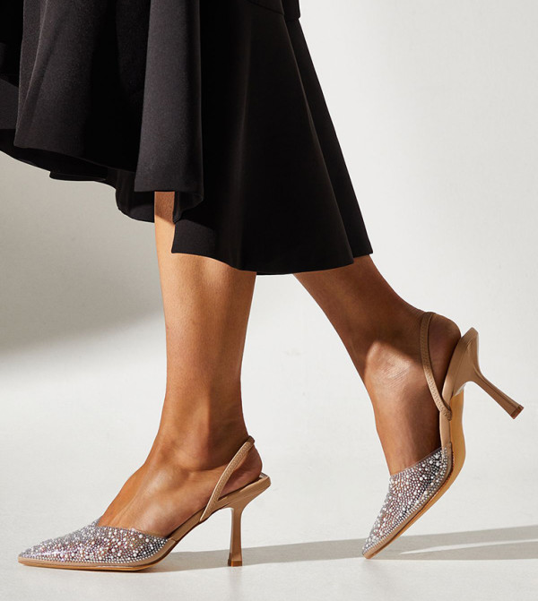 Tilly Embellished Slingback Pumps