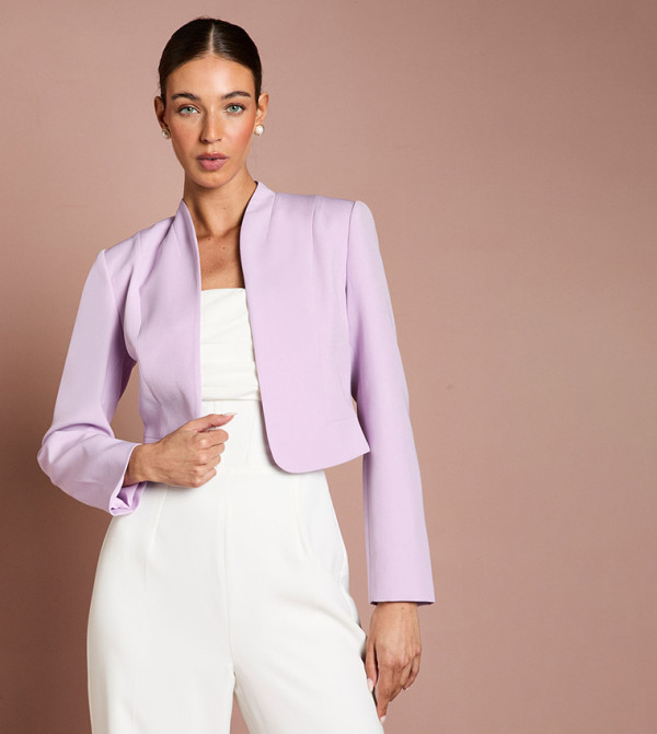 Bow Back Long Sleeves Jacket