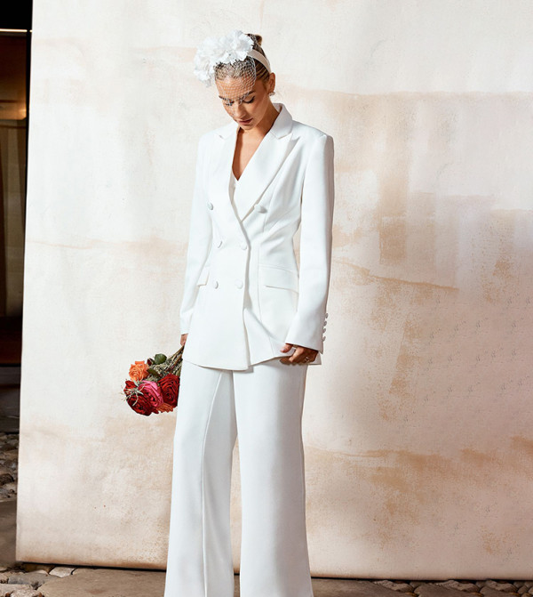 Hourglass Silhouette Double Breasted Blazer