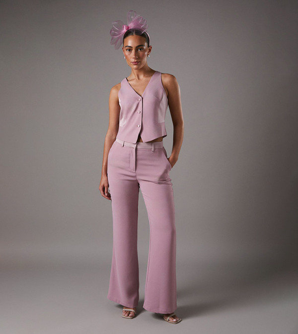 Premium Solid Flared Trousers