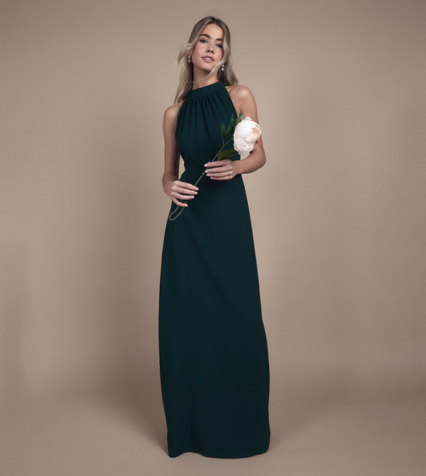 Teen Coast Halterneck Maxi Bridesmaid Dress