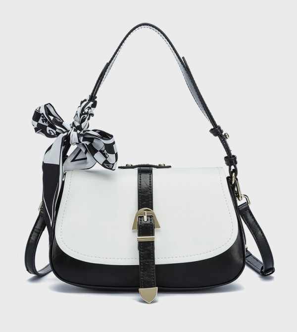 Scarf Detail Scarf Detail Shoulder Bag