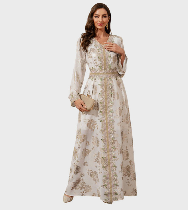 NOOR Gold-Filigree Heritage Jalabiya