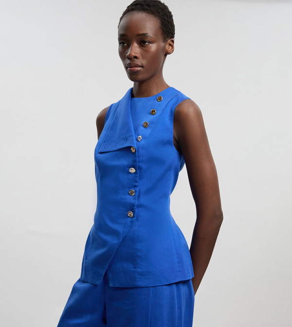 توب لينن بدون كم 