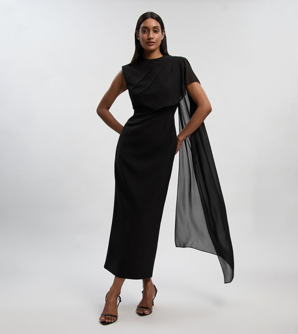 فستان ميدي بقصة مفصلة 