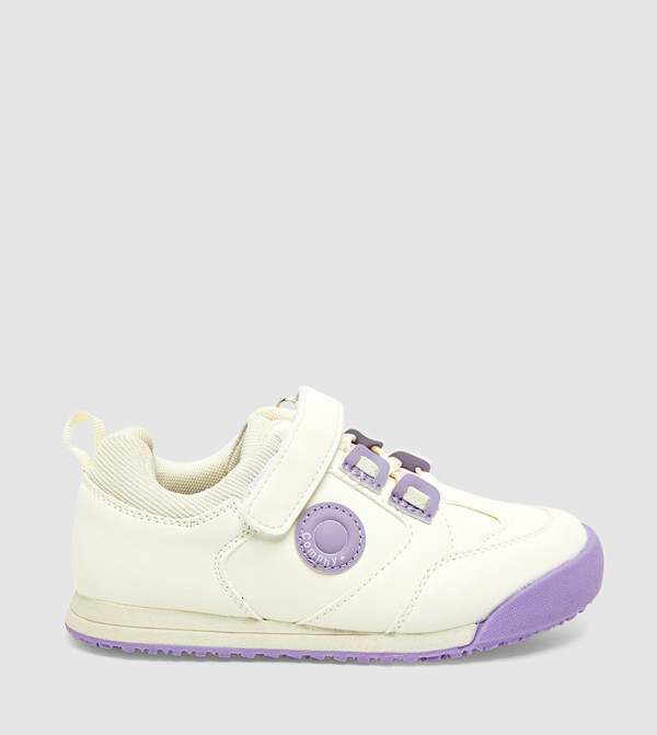 Appliqued Velcro Closure Casual Shoes