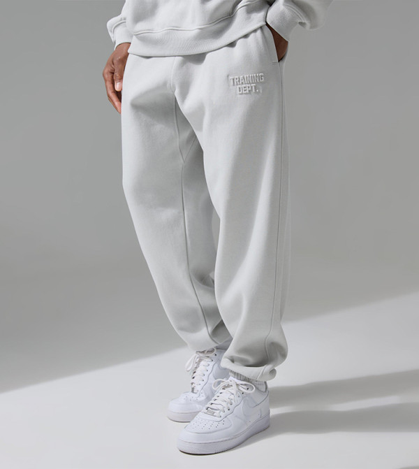 Embossed Oversized Joggers