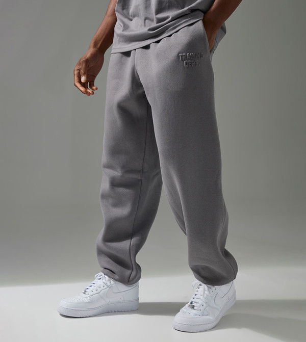 Training Dept Oversized Embossed Joggers