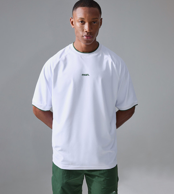 Solid Performance Oversized Active T-Shirt