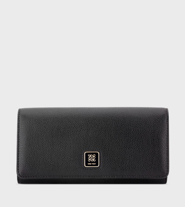 Textured Flap Wallet