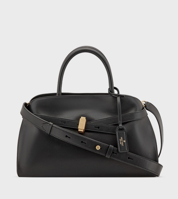 Textured Satchel Bag