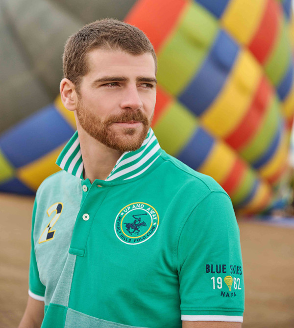 Color Block Short Sleeves Polo T-Shirt