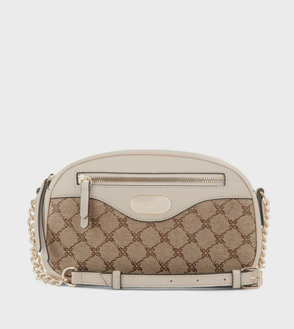 Monogram Patterned Crossbody Bag
