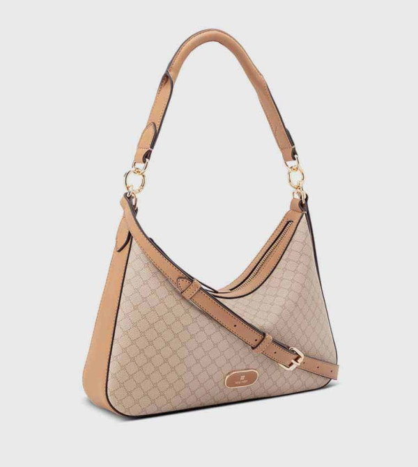 Monogram Patterned Shoulder Bag