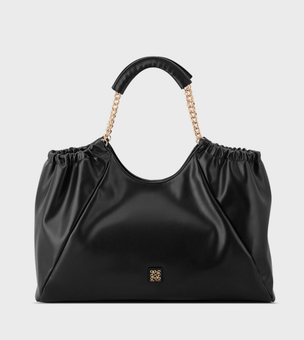 Ruched Tote Bag