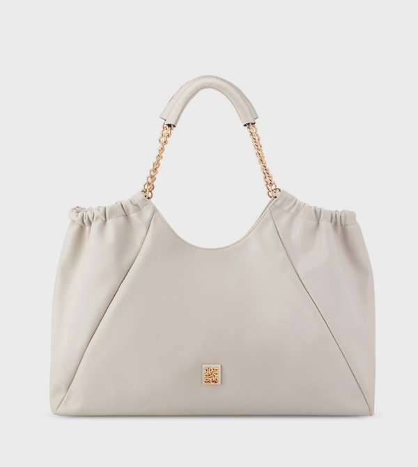Ruched Tote Bag
