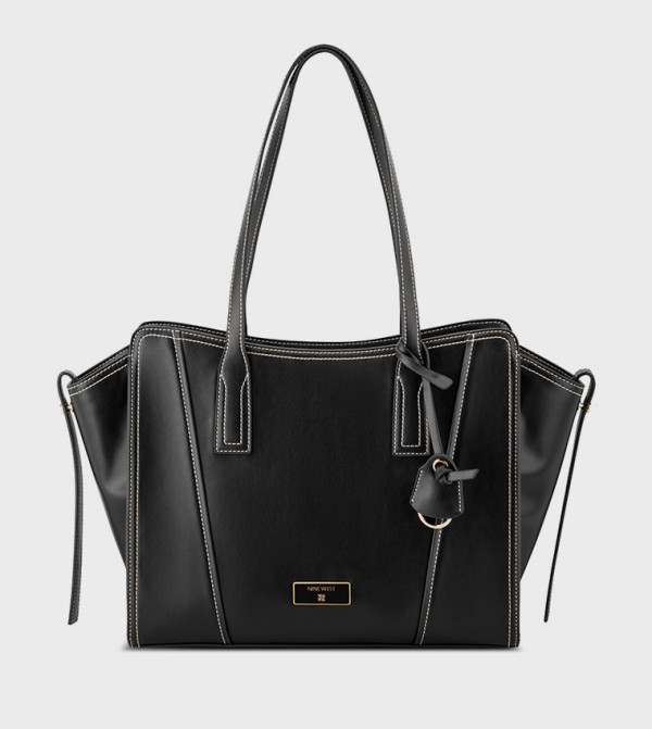 Contrast Stitch Tote Bag