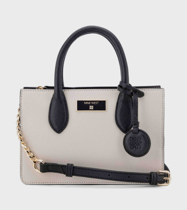 Textured Satchel Bag