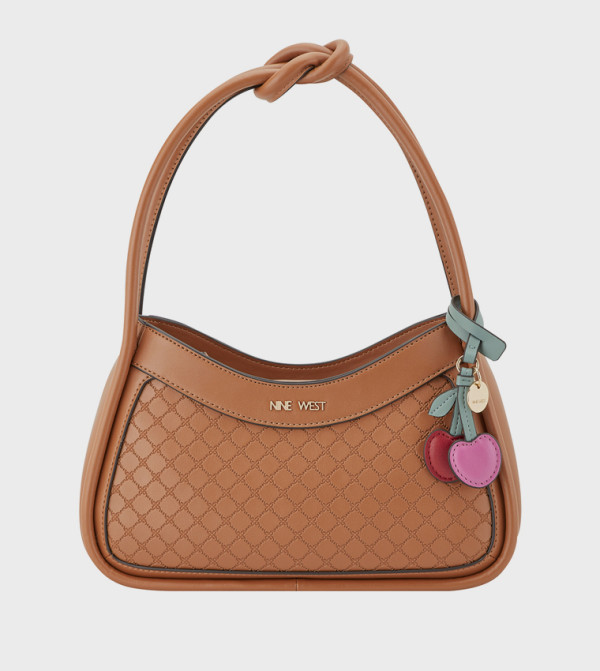Monogram Debossed Shoulder Bag