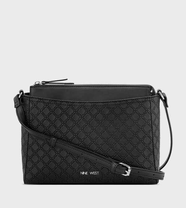 Monogram Debossed Crossbody Bag