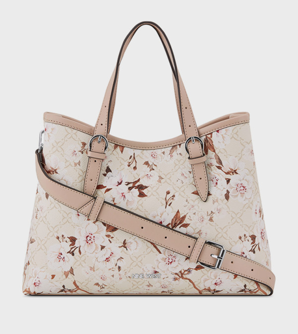 Floral Patterned Satchel Bag