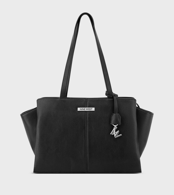 Textured Trapeze Tote Bag