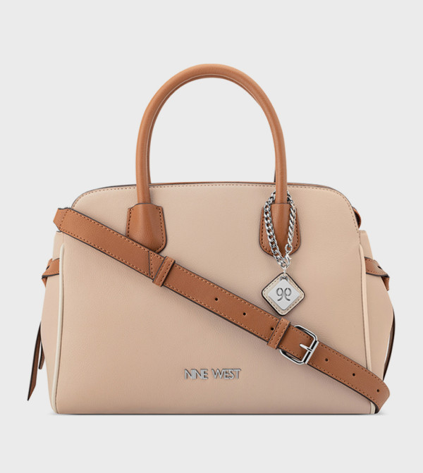 Textured Satchel Bag