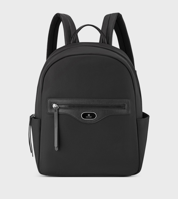 Logo Detail Zip Around Backpack