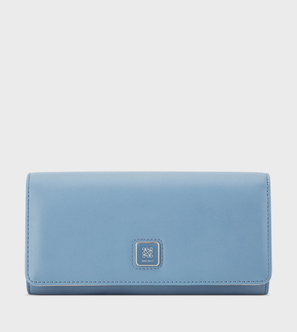 Logo Detail Flap Wallet