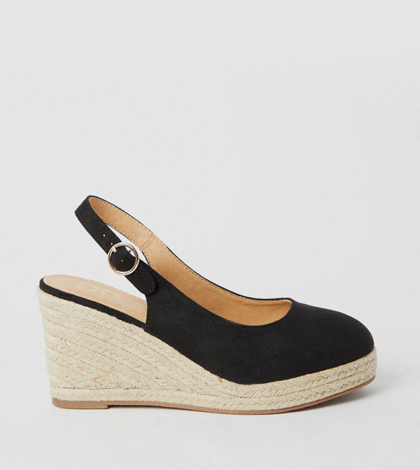 Wide Fit Riya Slingback Wedge Sandals