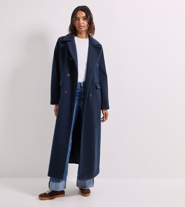 Solid Long Sleeves Coat
