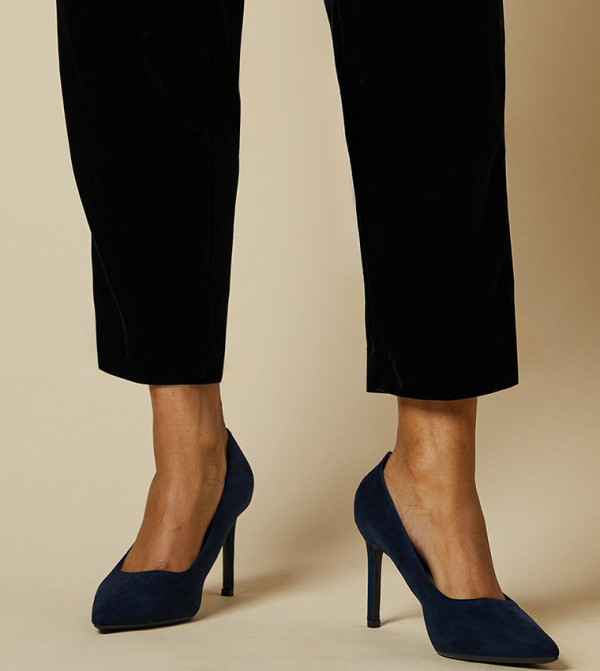 Dash Faux Suede Pointed Toe Pumps