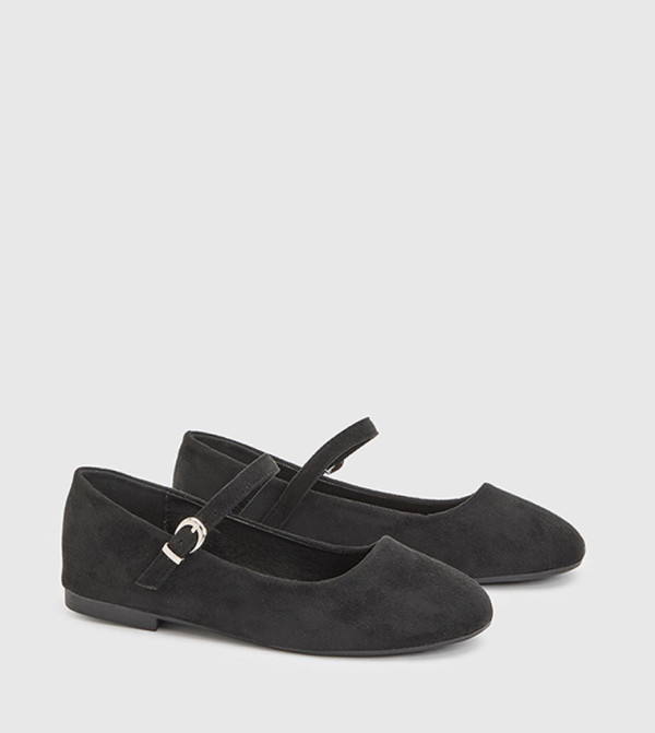 Catrina Wide Fit Solid Mary Jane Shoes