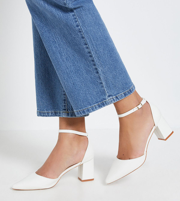 Blanchette Faux Leather D'Orsay Pumps