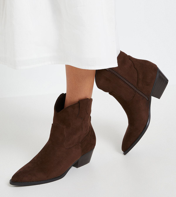 بوت قصير شامواه صناعي